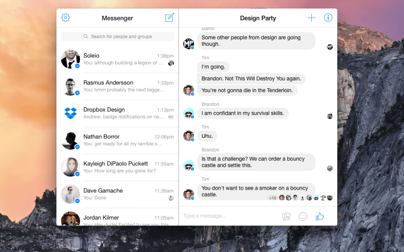 Facebook messenger app for mac os